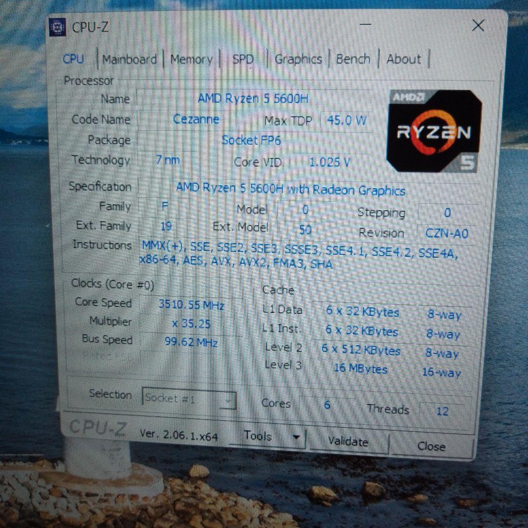 AskHand ミニPC AMD Ryzen 5 5600H 6コア12スレッド