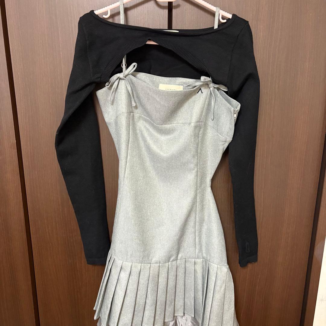 ワンピース Andmary Karen knit set mini dress