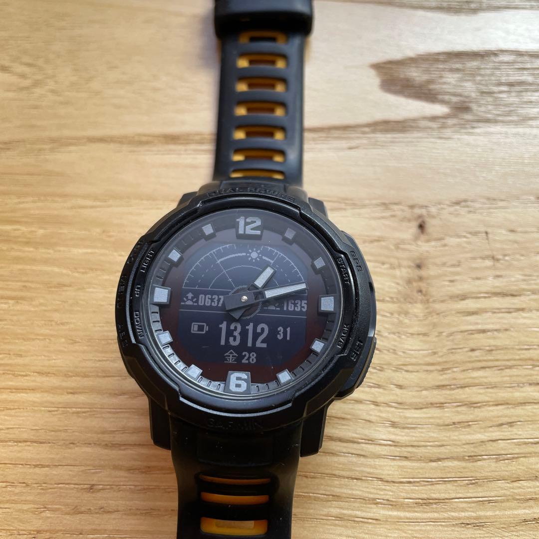 ガーミンGARMIN INSTINCT CROSSOVER DUAL POWER