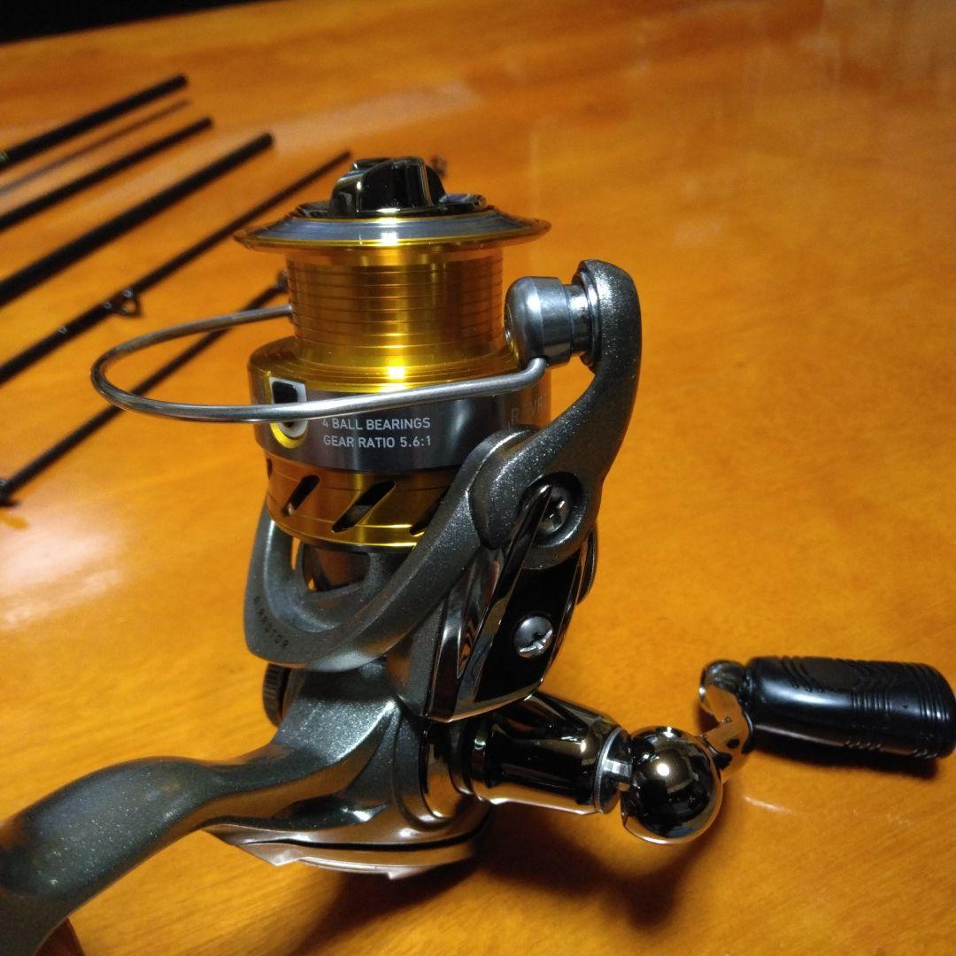 アジングロッド 　スピニングリールセット　レブロス　ロッド665UL