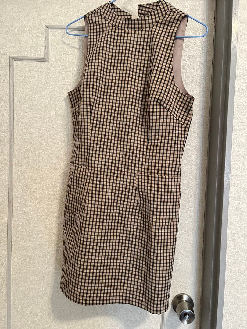 andmary Natalie check mini dress 最終値下げ