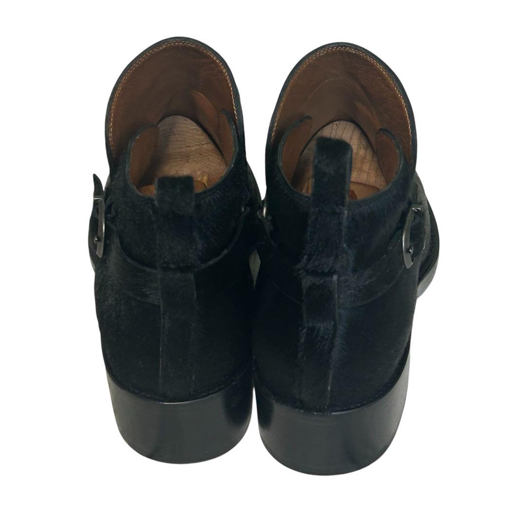 極美品　希少　SARTORE ハラコ サイドジップブーツ ブラック 36