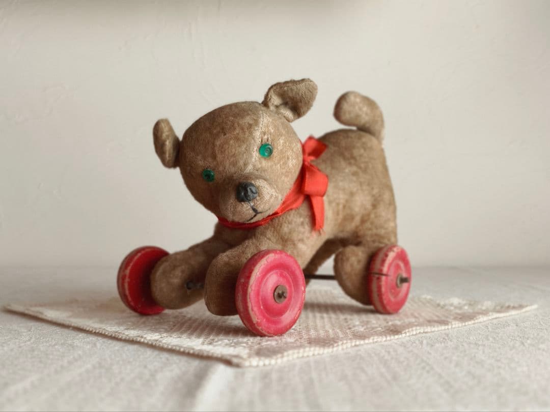 * antique toy ❀* 古い古い 玩具の ワンちゃん