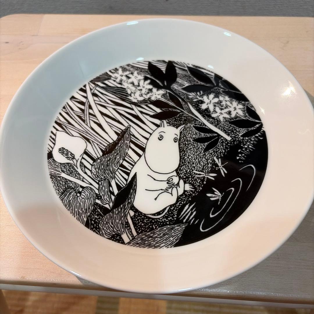 MUUMI イラスト入り皿セット 2/10 1/10 合計4枚