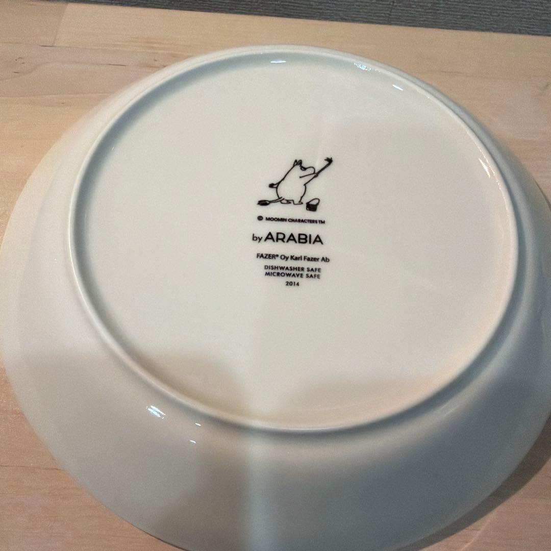 MUUMI イラスト入り皿セット 2/10 1/10 合計4枚