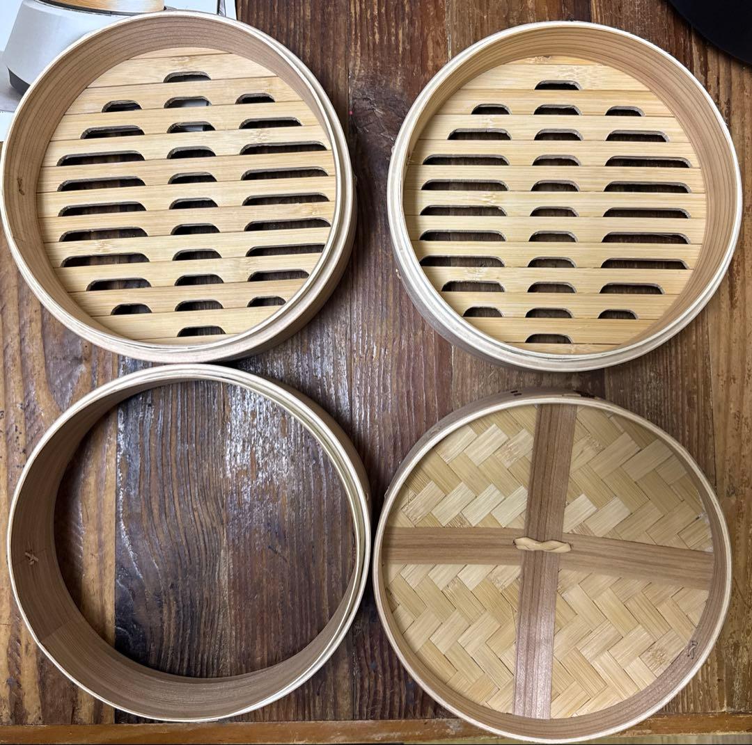 O'MUSU Ocrasi せいろ 蒸し器 電気 21cm 黒