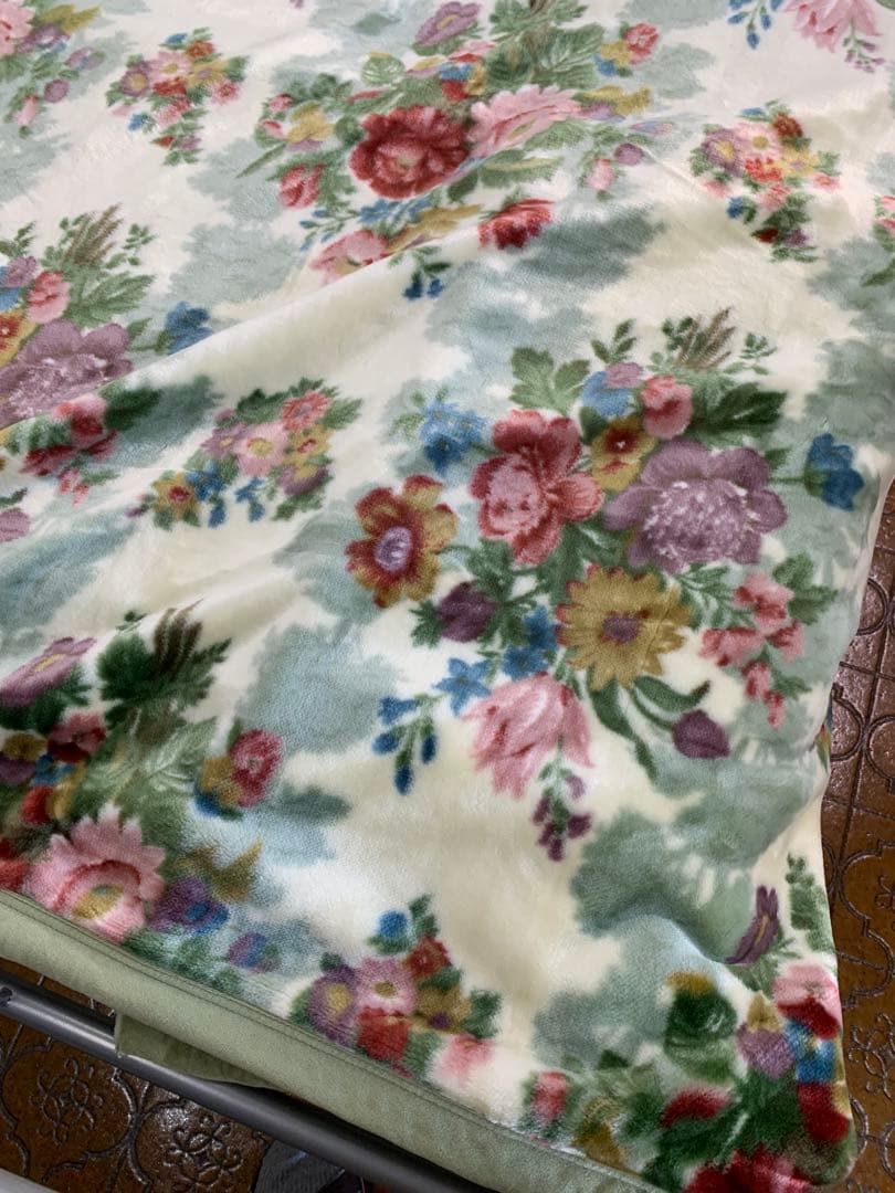 暖か国産二重合わせ毛布ダブル超ロングサイズ毛布 サンダーソン　重量約4.1k