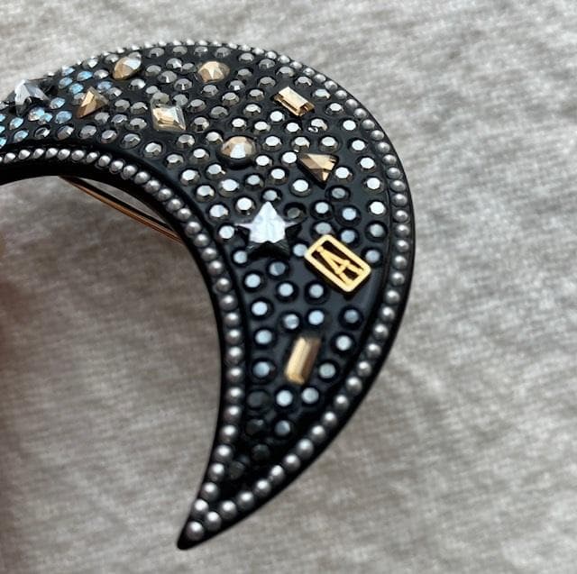 レア◆アレクサンドルドゥパリ三日月ボールピンカメリアバレッタアッシュペーフランス