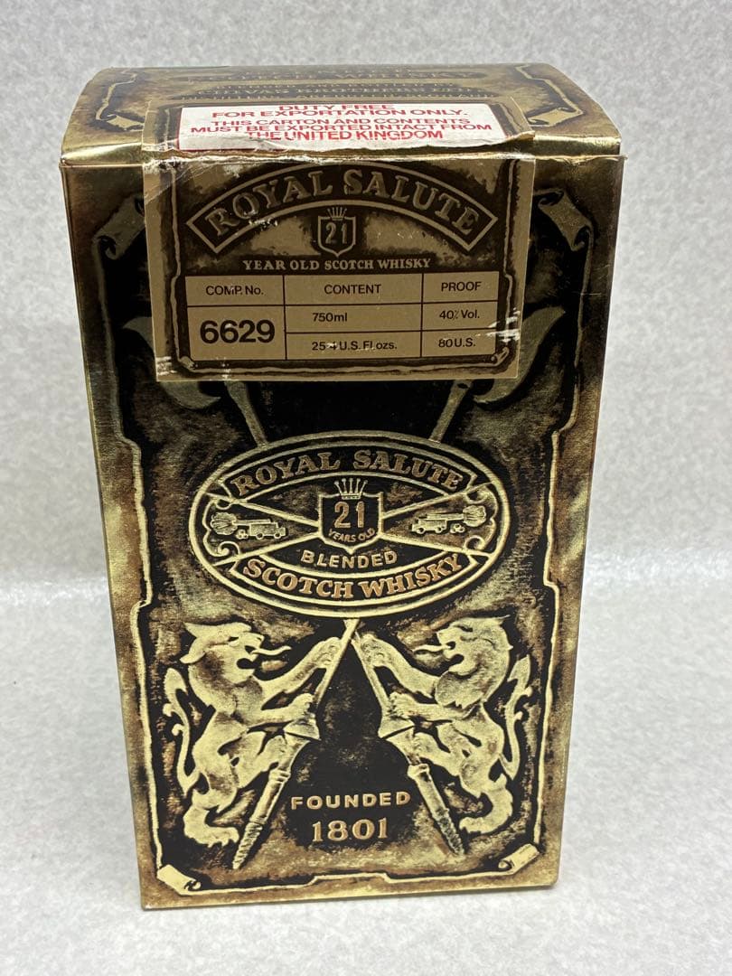9293★ Salute 21年 ブレンデッドスコッチウイスキー
