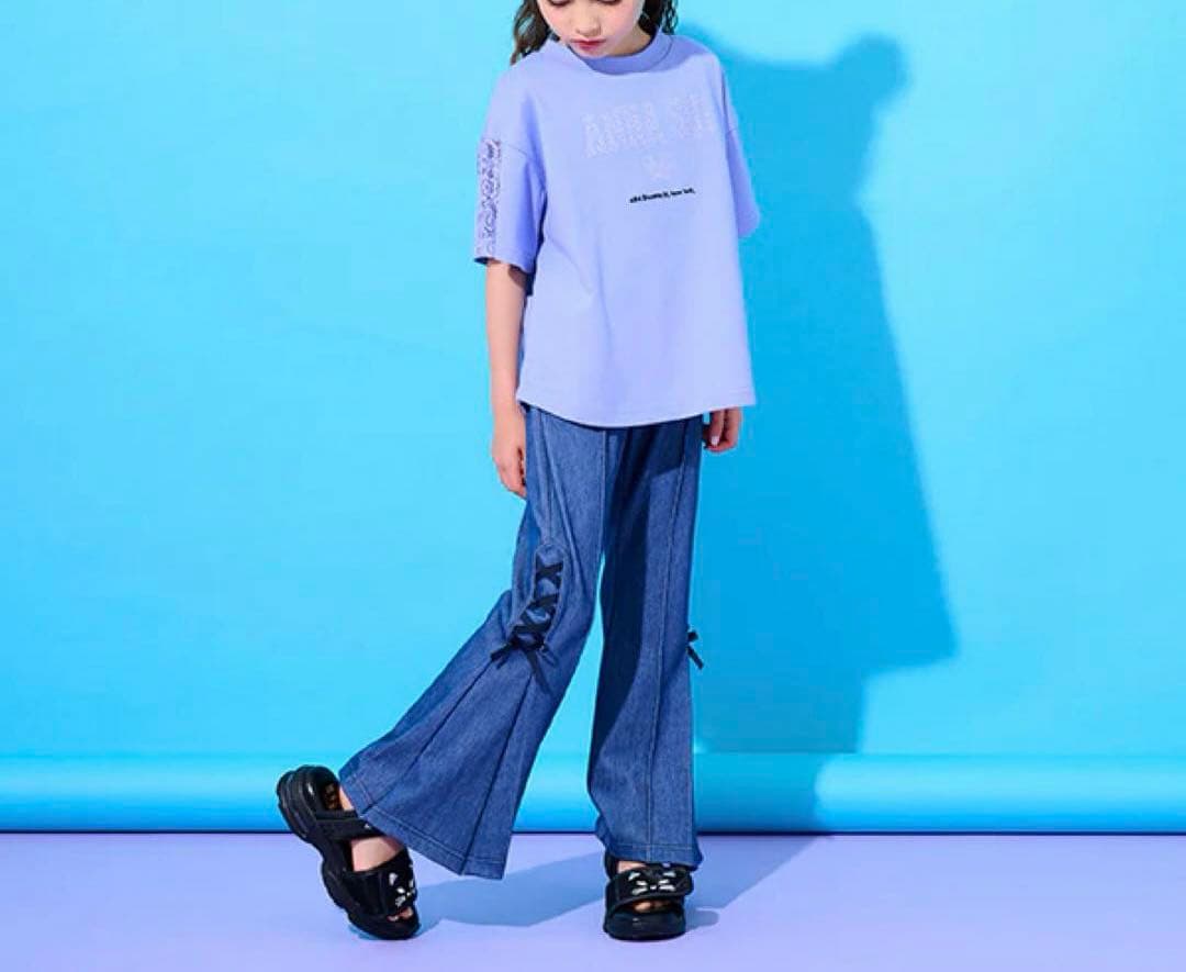 新品 今季 ANNA SUI mini フレアパンツ 150