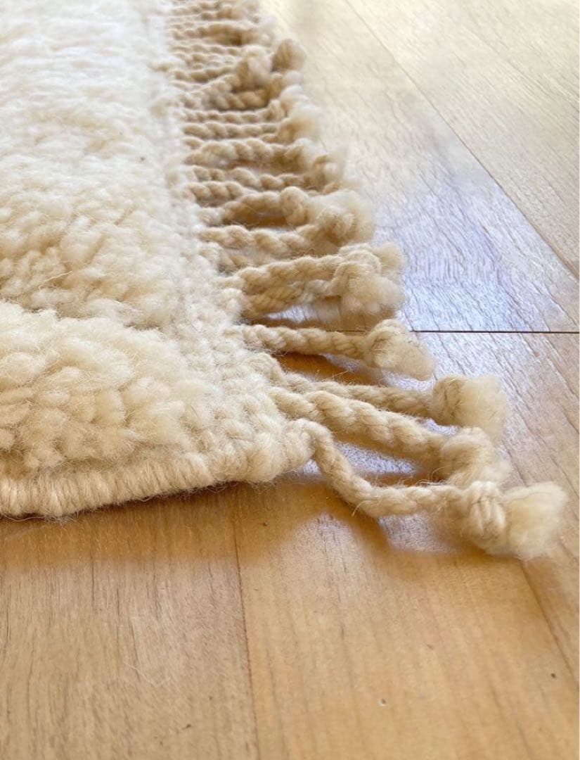 【モロッコ直輸入】新品ベニワレンラグ上質　即購入可