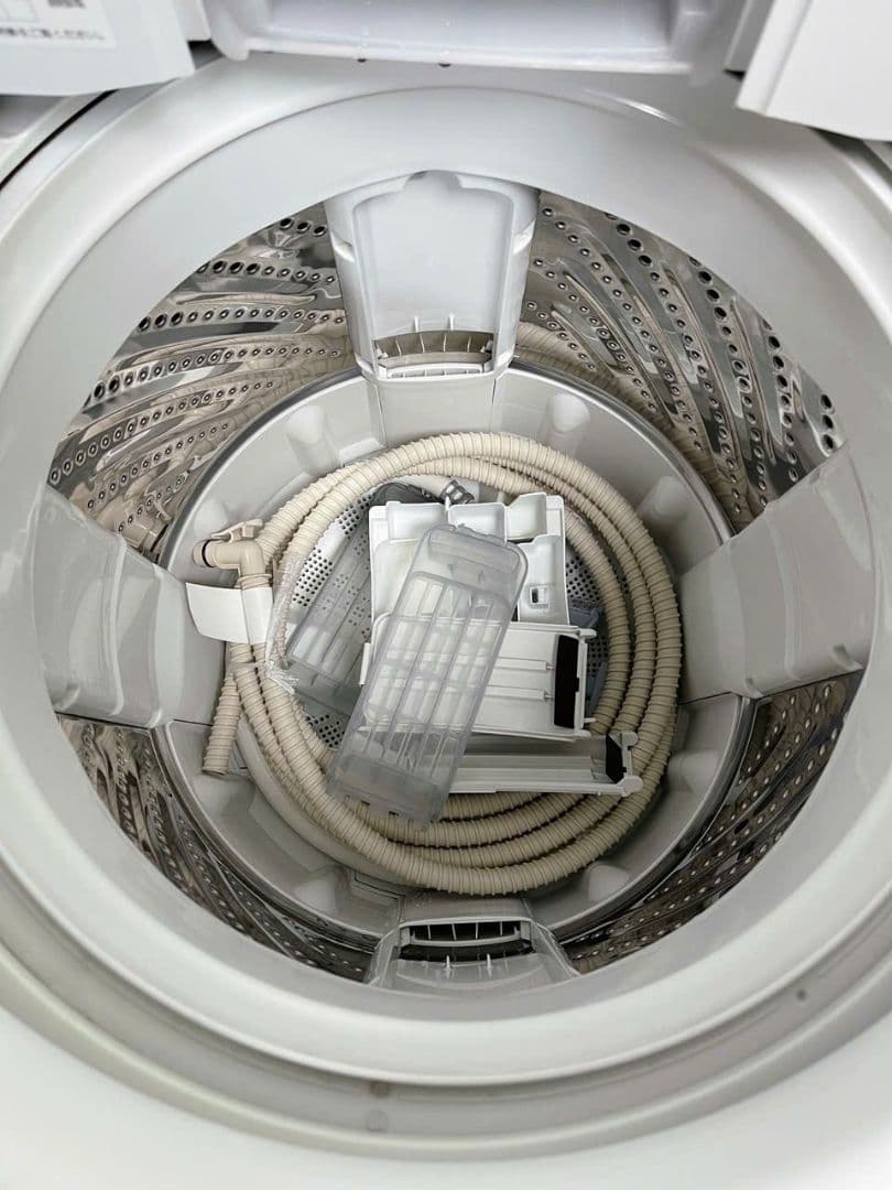 福岡配送、設置込み21年製Panasonic NA-FA70H8 全自動洗濯機