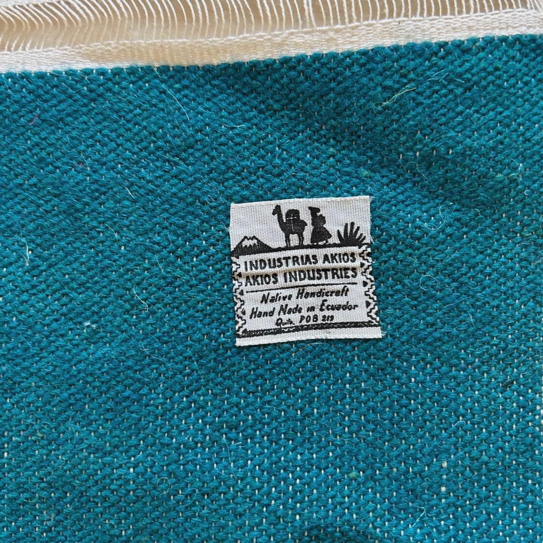 4連ヴィンテージエクアドルラグ　AKIOS  INDUSTRIES