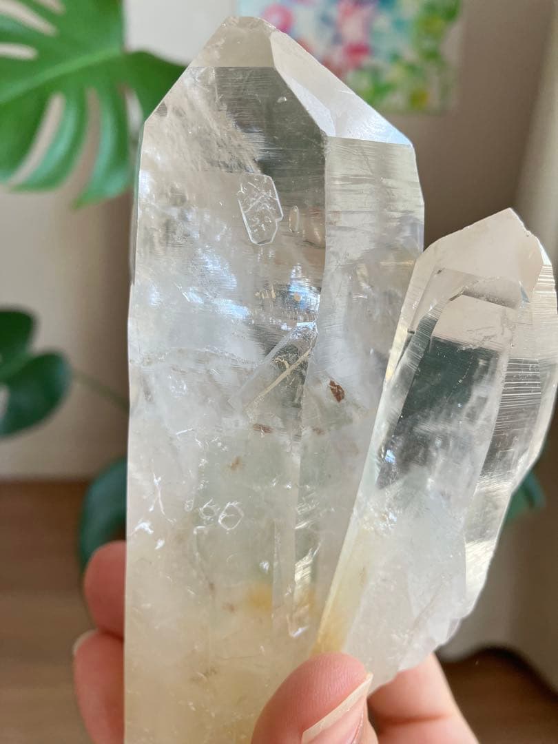 【レア!】ヒマラヤ水晶　サマディークォーツ　ファントム　ツイン