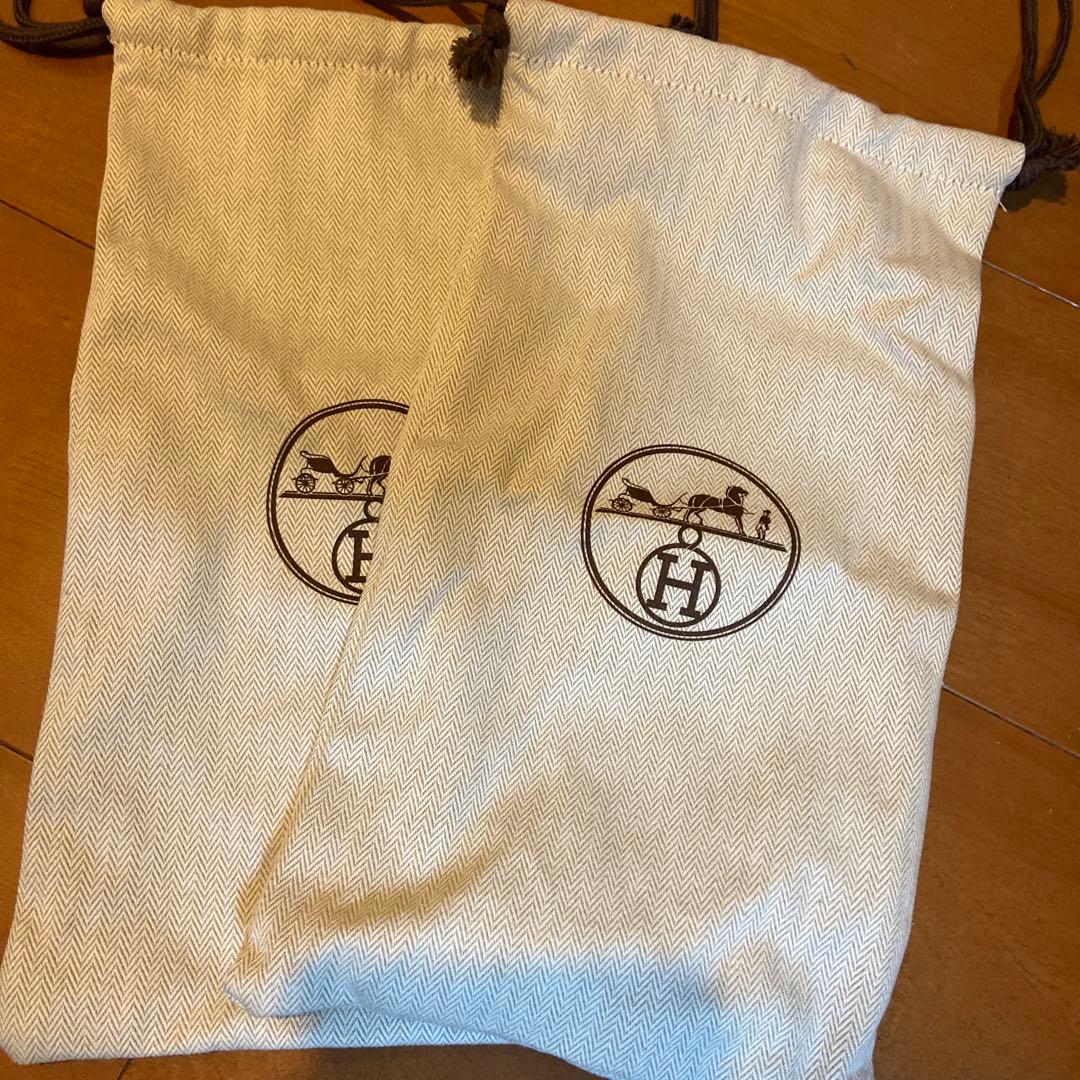 本日7日限定価格エルメス　モカシン　パリ　シルバー金具　35