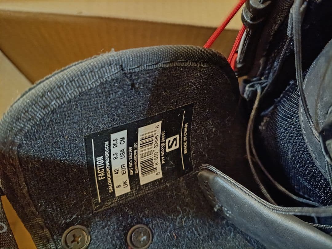 Salomon Faction スノーボードブーツ 8.5