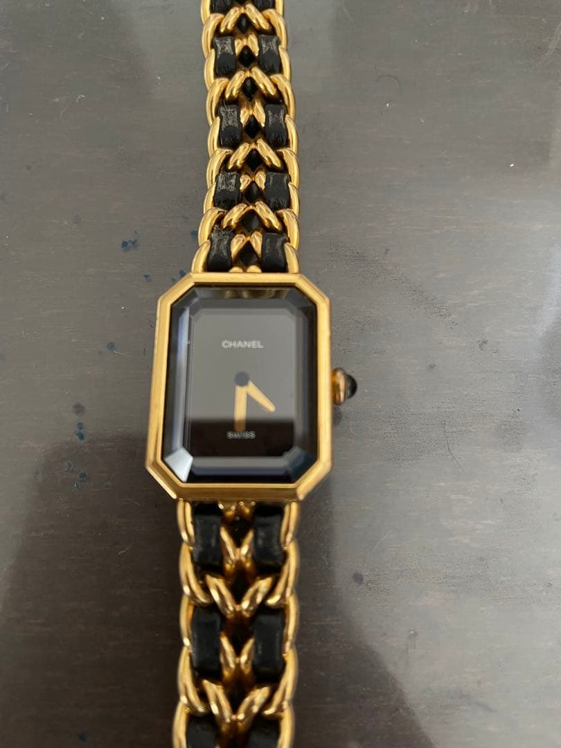 M*i様 CHANEL Montres Watches ゴールド ブラック