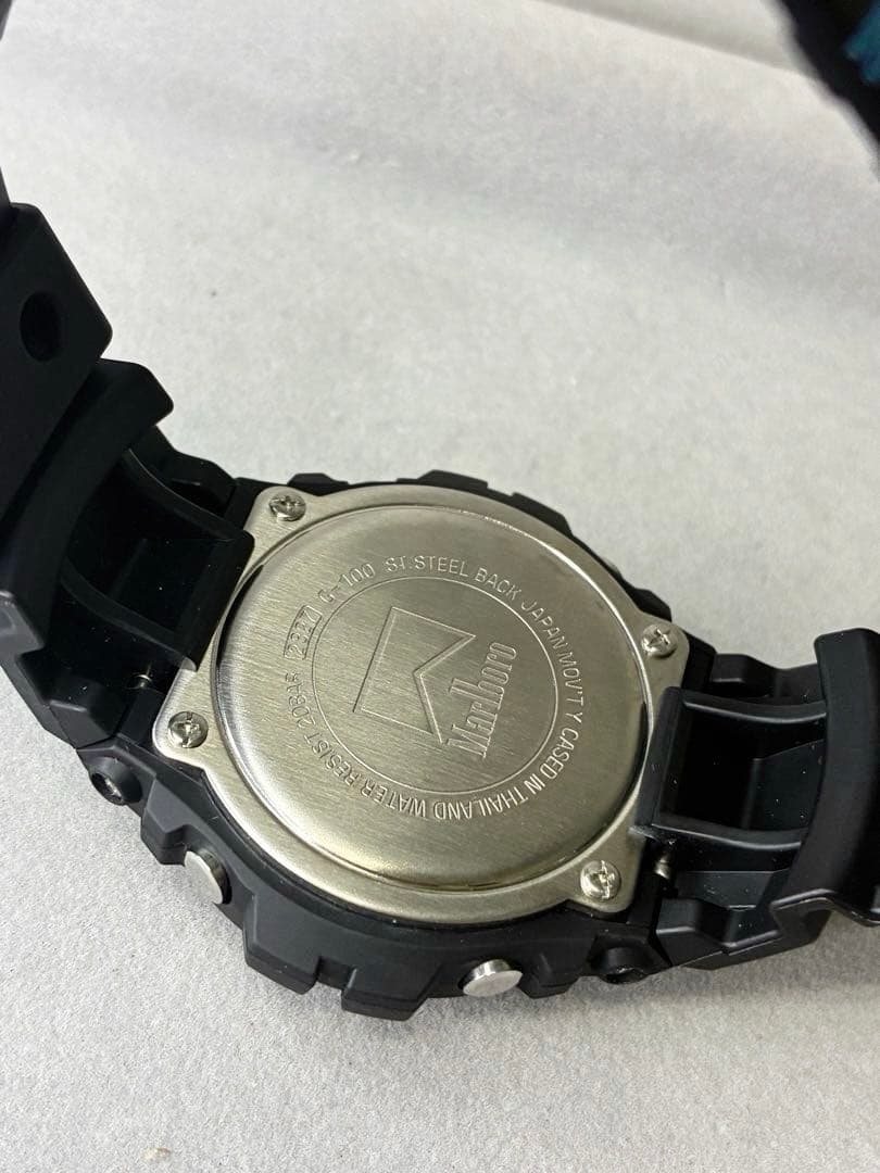 非売品G-SHOCK × Marlboro コラボ 腕時計 G-100 美品箱付