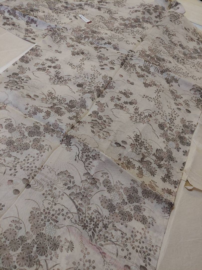 訪問着84正絹　仮絵羽 夏物