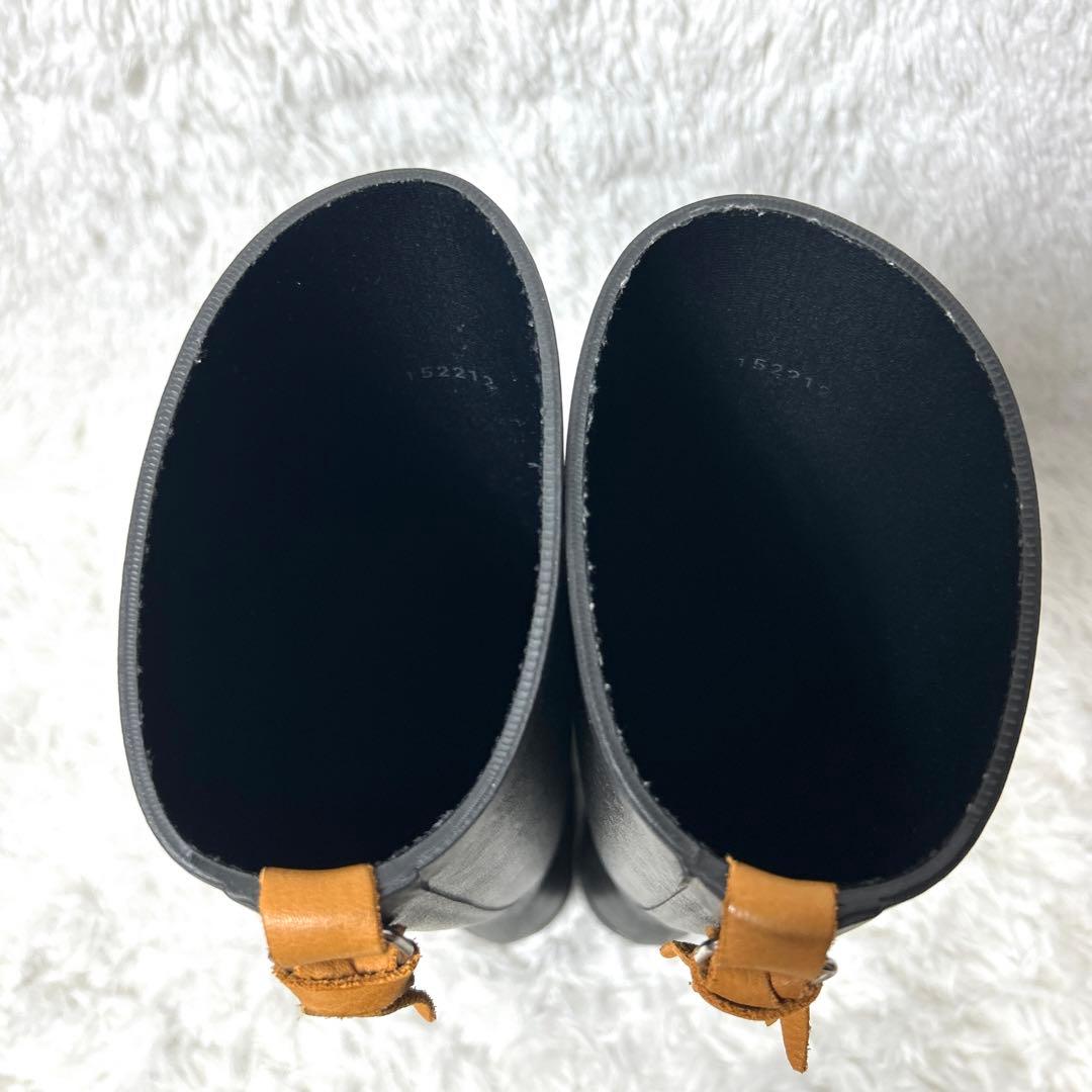 【未使用級】AIGLE ミスジュリエットAラバーブーツ ブラック 36 23cm