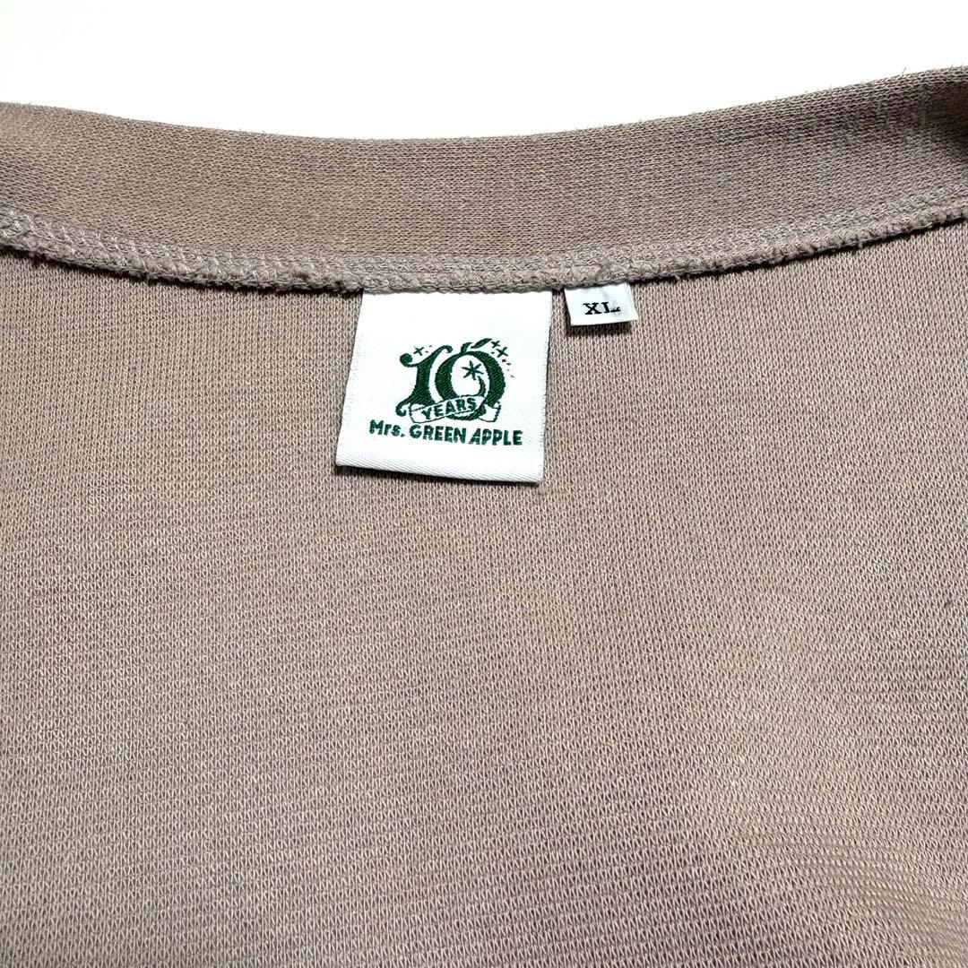 ミセスグリーンアップル 10周年記念グッズ カーディガン グレージュ XL