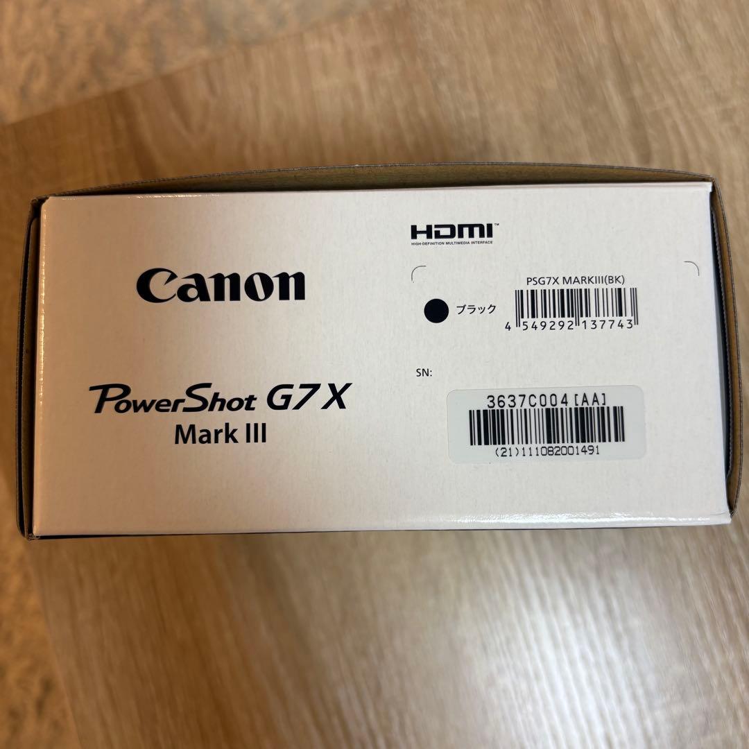 Canon PowerShot G7X Mark Ⅲ ブラック 新品未使用