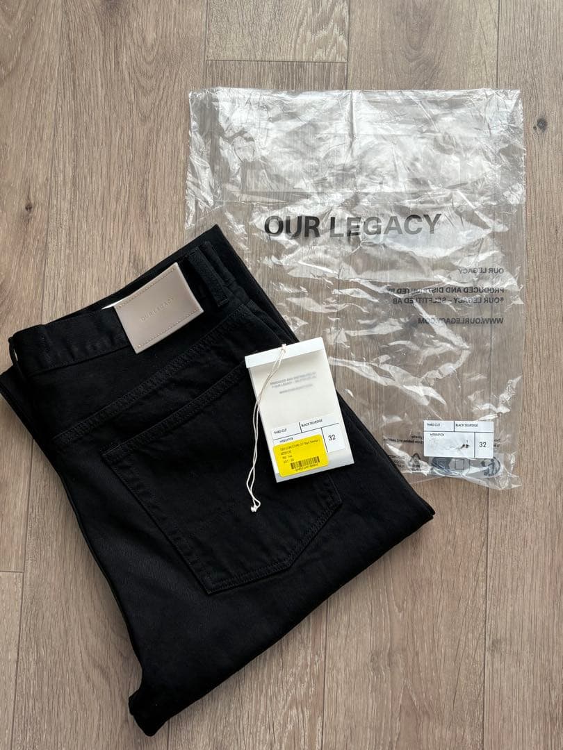 V　our legacy THIRD CUT Black Selvedge