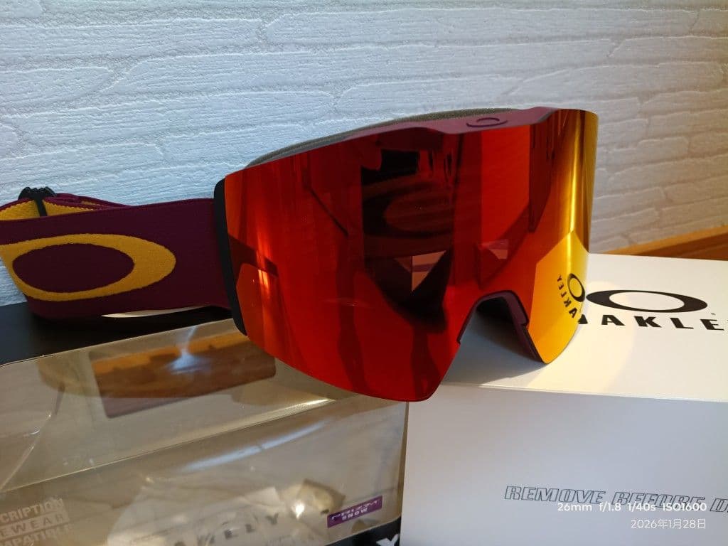 OAKLEY オークリーゴーグル ☆ワインレッド☆USED3回程度使用