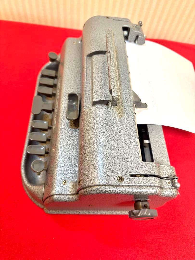 点字タイプライター PERKINS BRAILLER 末長くご利用ください。