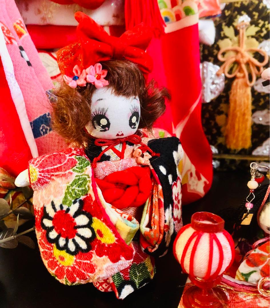 ♡かっぱのオーコ様ご確認♡約35cm◦12cmボネ無しお着物＆お雛様♡