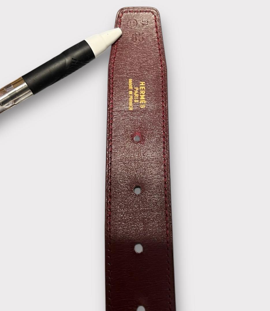 【美品】HERMES コンスタンス　ベルト　ゴールド　レディース65