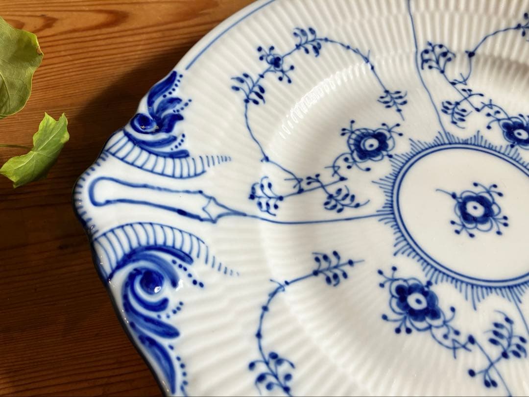 ロイヤルコペンハーゲン　ブルーフルーテッド　大皿