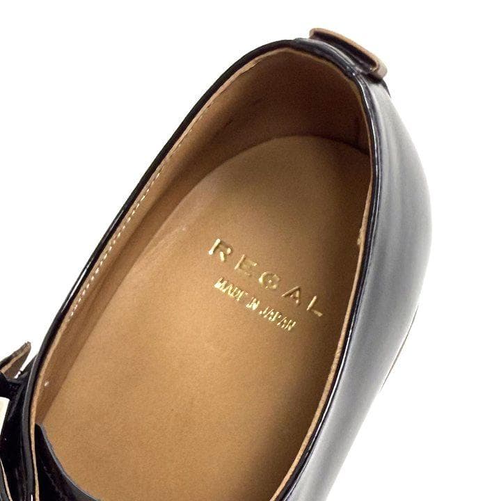 新品 リーガル F44F ダブルモンク レザー レディース シューズ 24cm