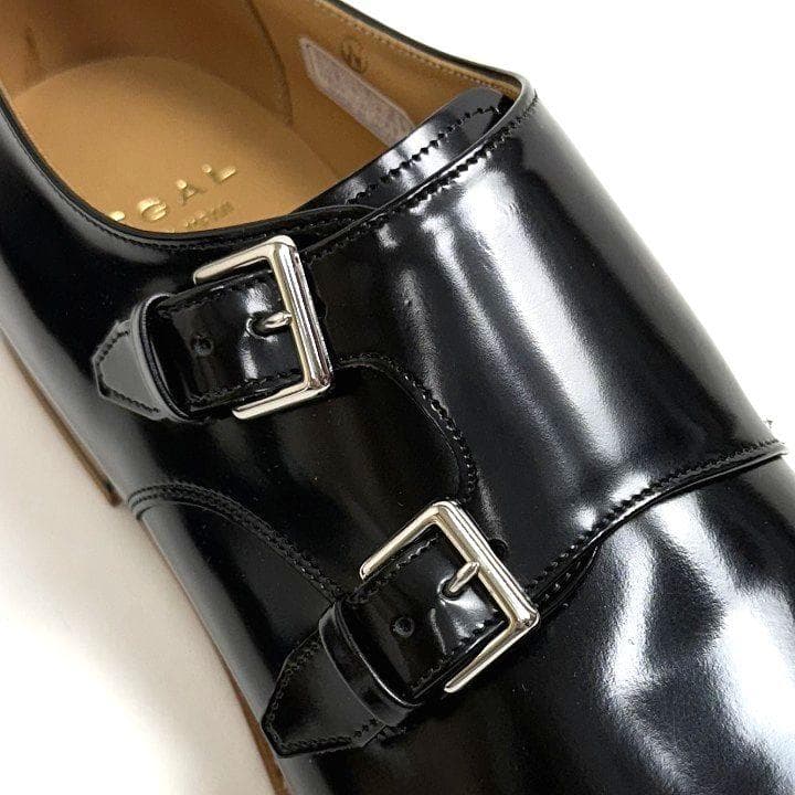新品 リーガル F44F ダブルモンク レザー レディース シューズ 24cm