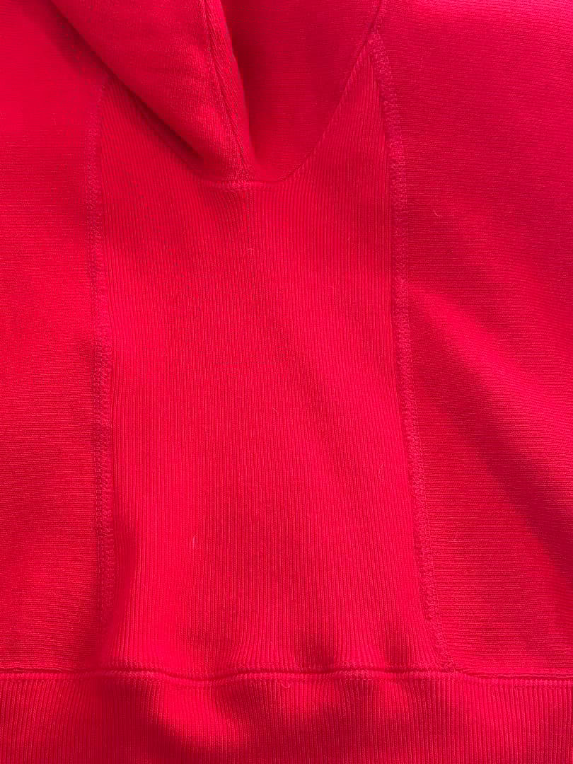 【刺繍ロゴ】チャンピオンスウェット リバースウィーブ L 青タグ 赤 70s復刻