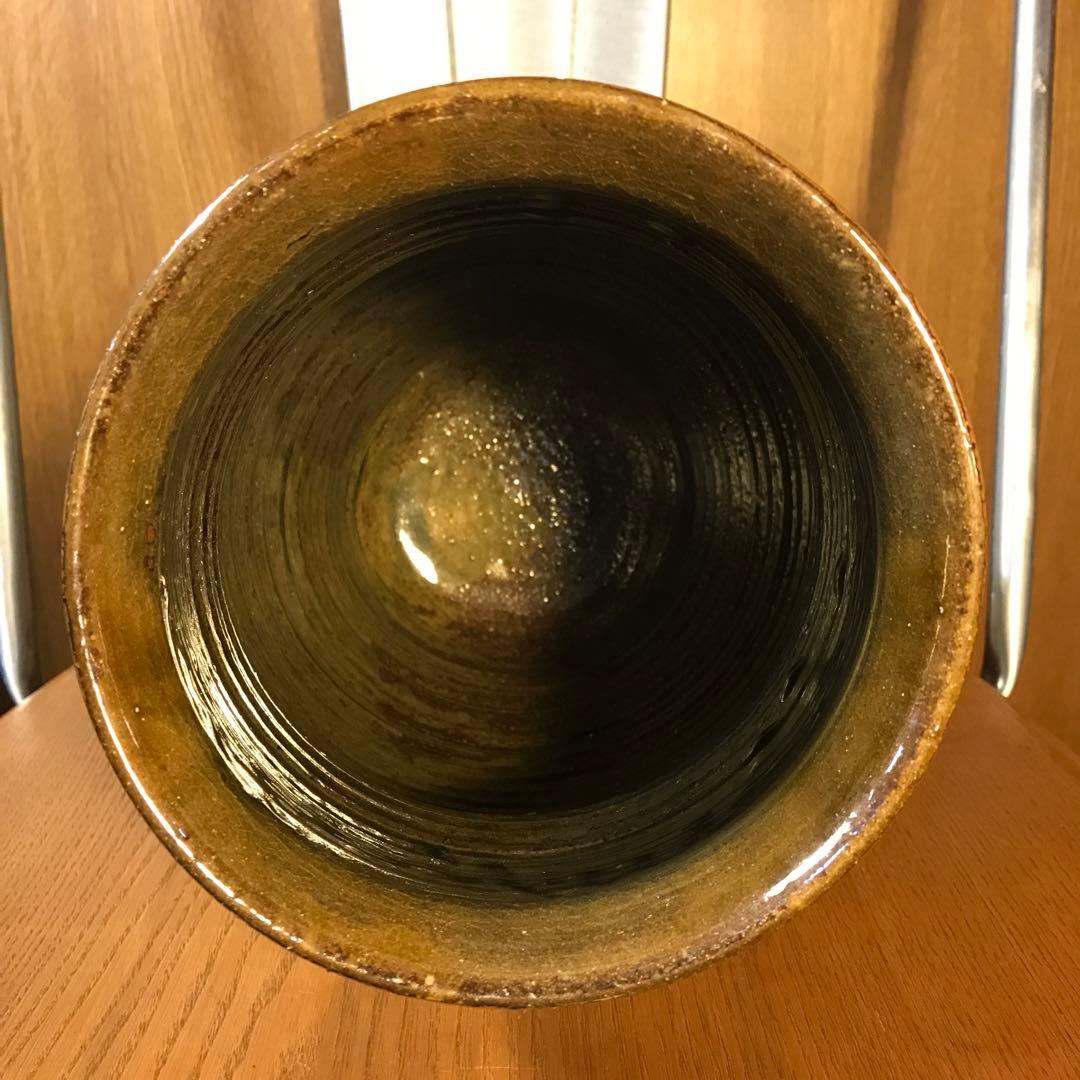 壷屋焼　北窯　やちむん　山田真萬　読谷山焼　花瓶　壷　沖縄　伝統工芸