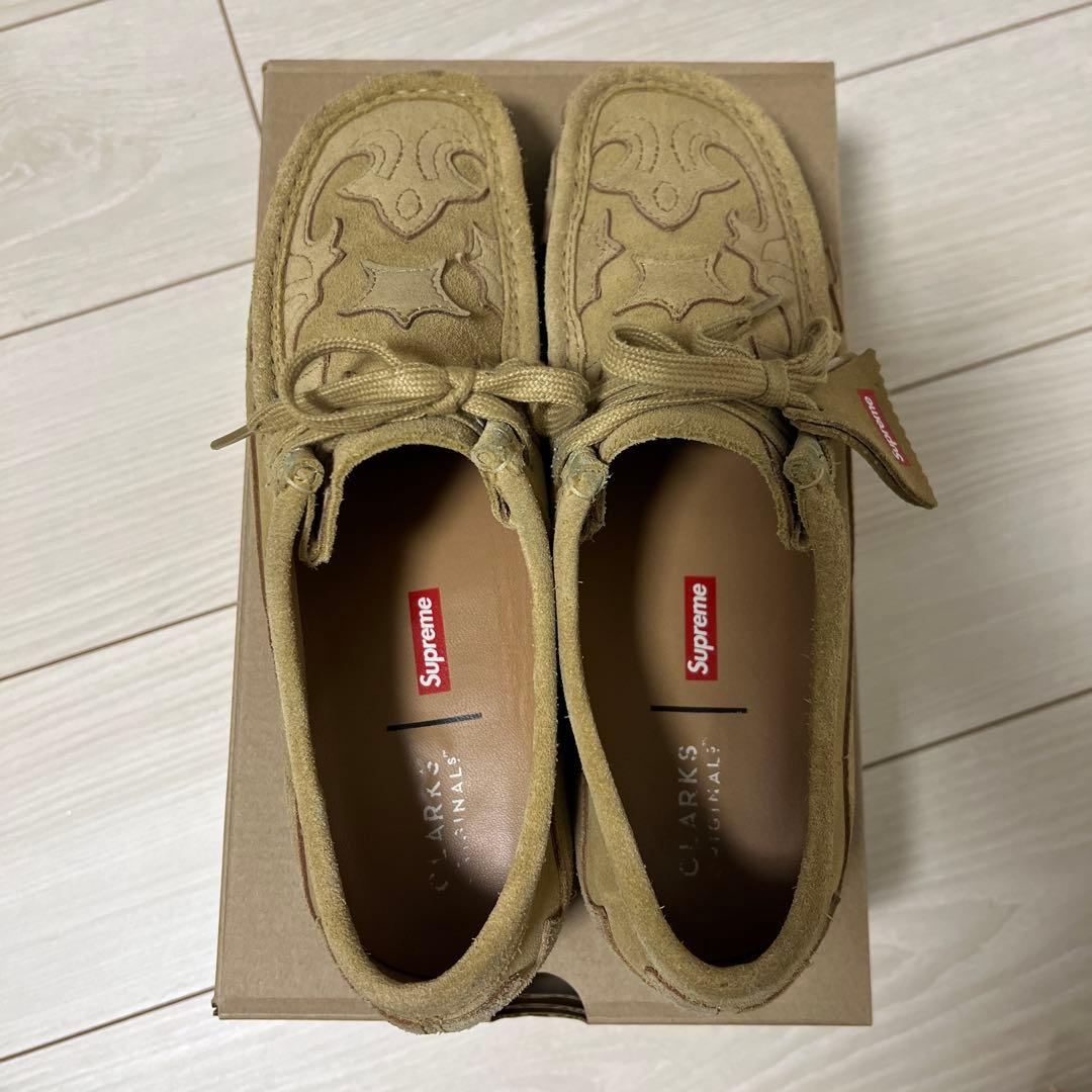 靴 23ss Supreme Clarks Originals Wallabee
