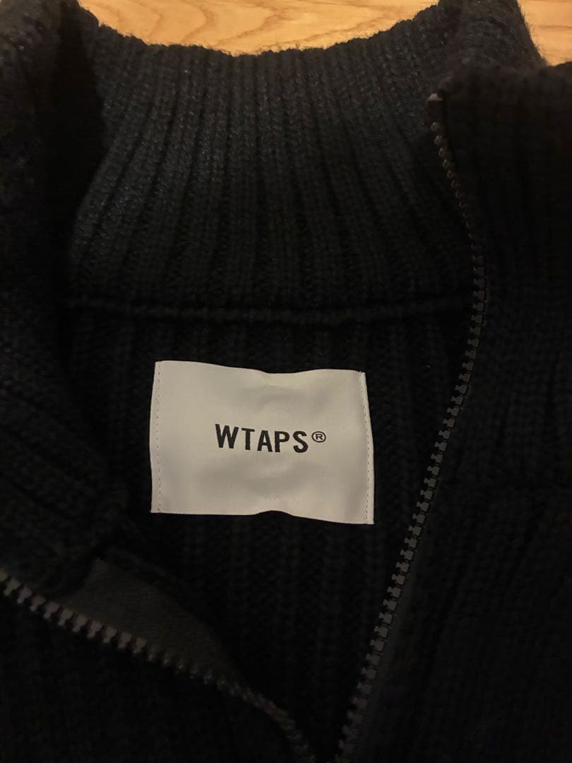 WTAPS ハーフジップニット サイズ04 ブラック タグ付き 未使用