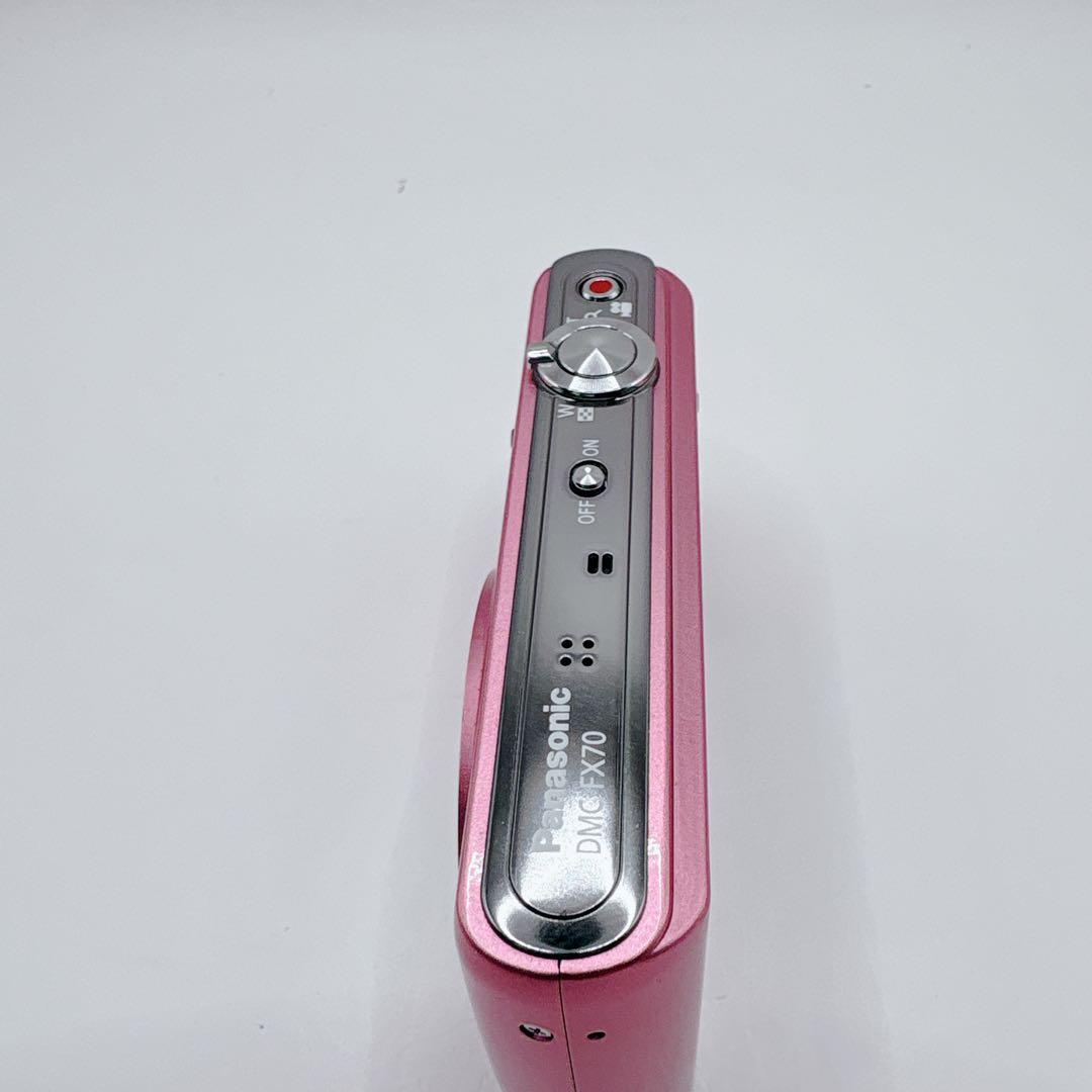 【動作品】Panasonic LUMIX DMC-FX70 ピンク デジカメ