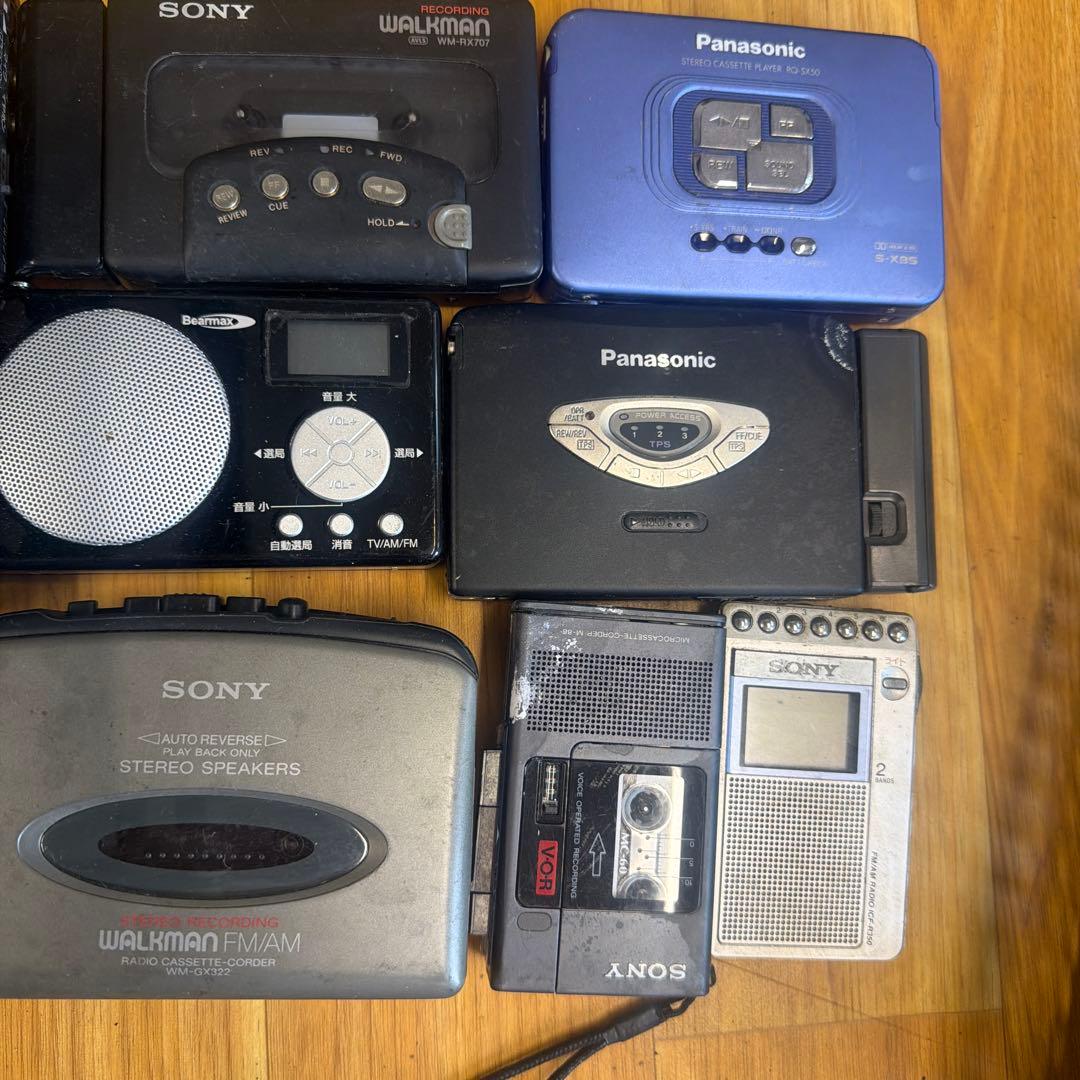 カセットプレーヤー ジャンク品 13点