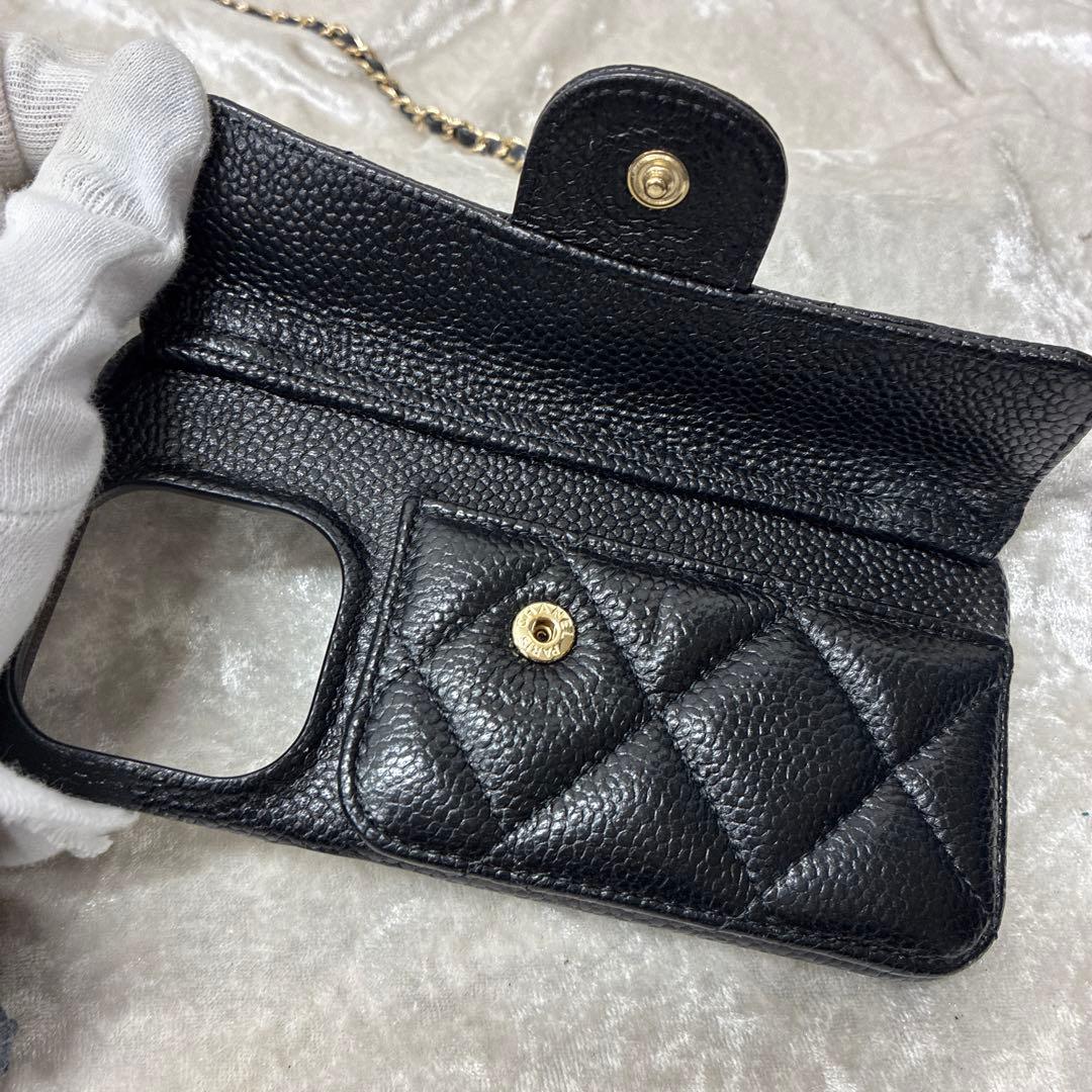 CHANEL シャネル マトラッセ iPhoneケース 6.1インチ相当