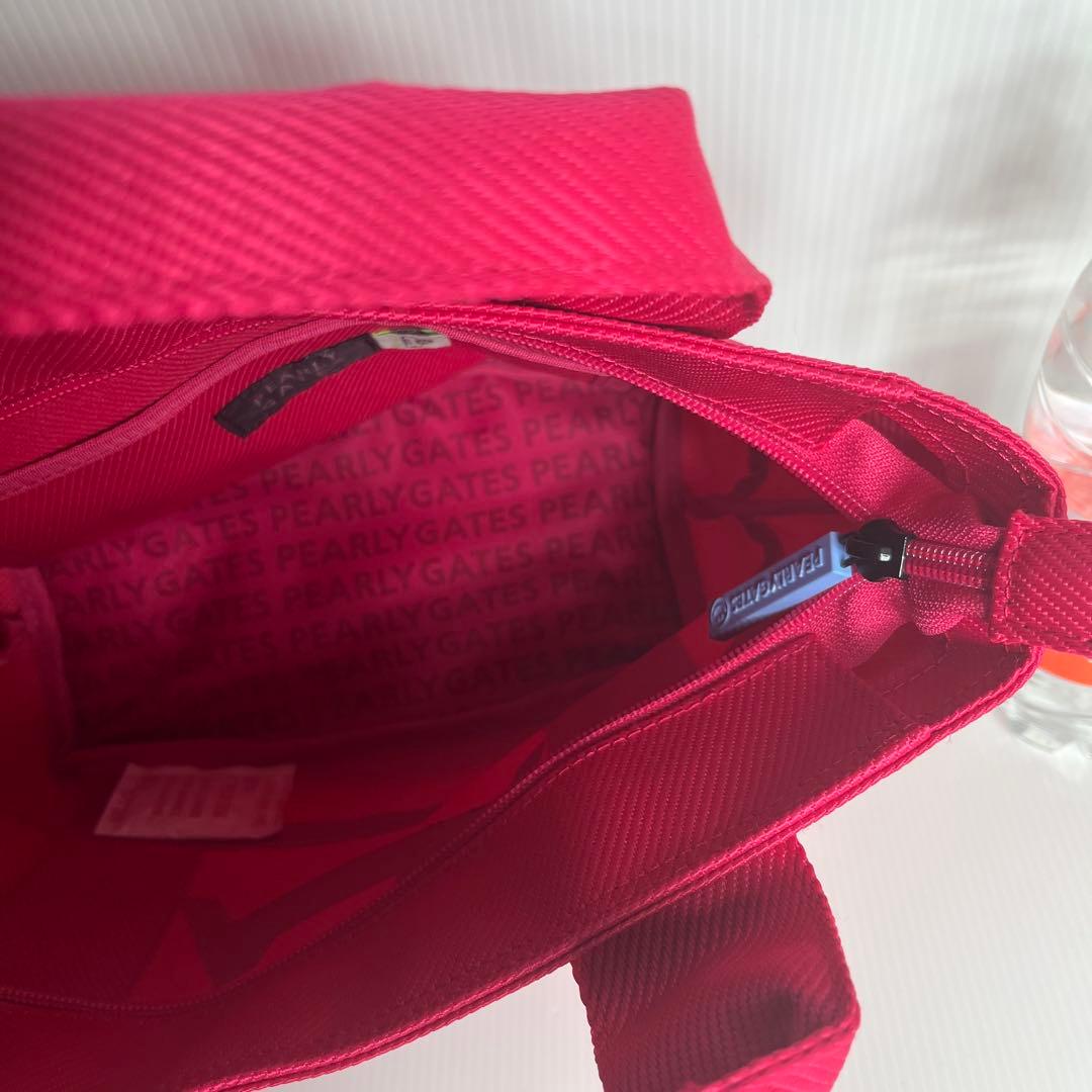 PEARLY GATES ピンク ゴルフバッグ　 ラウンドバッグ　カードバッグ