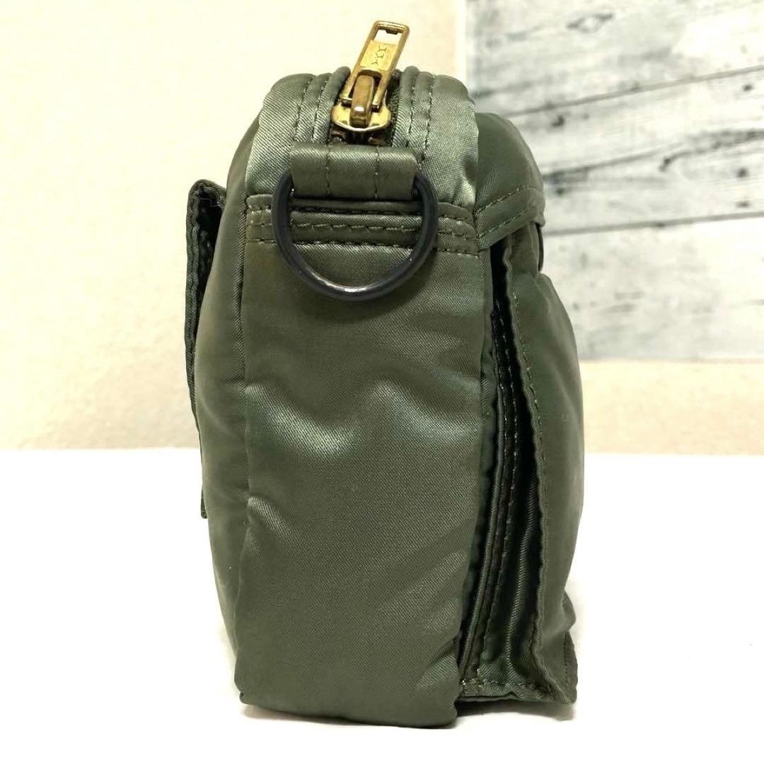 極美品✨ポーター タンカー ミニショルダーバッグ ウォレット セージ 吉田カバン