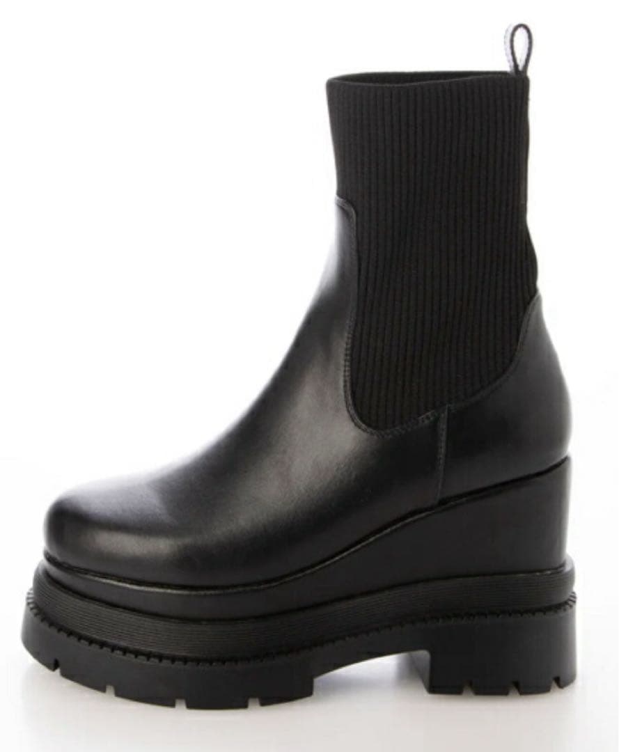 EVOL イーボル 11cmニットショートブーツ　Sサイズ