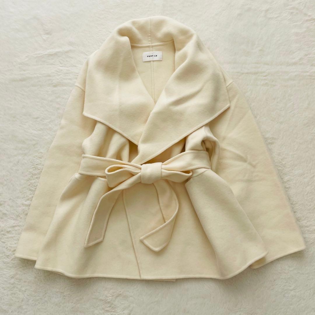 フレイアイディー FRAY I.D 　2wayフードショートリバーコート