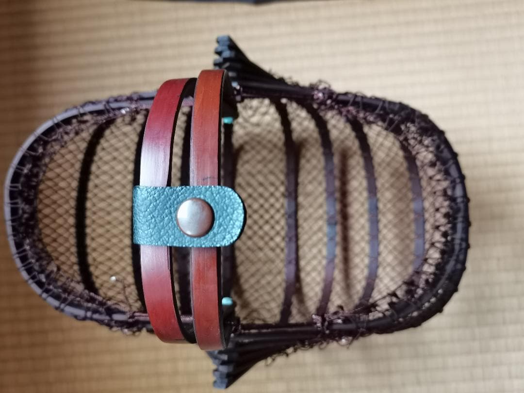 折り畳める　携帯　レトロバスケット 竹製　超美品レア かご バッグ 和風　昭和