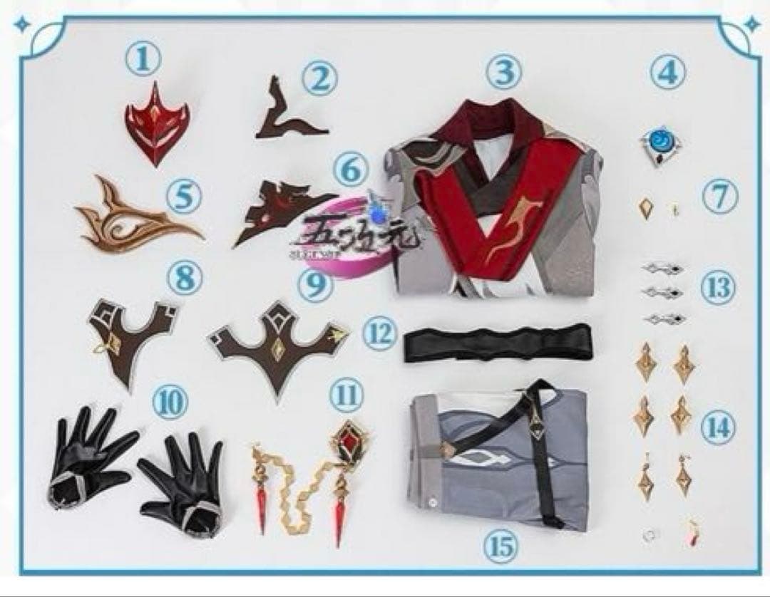 【期間限定値下げ】原神 タルタリヤ コスプレ 衣装 猫屋小舗