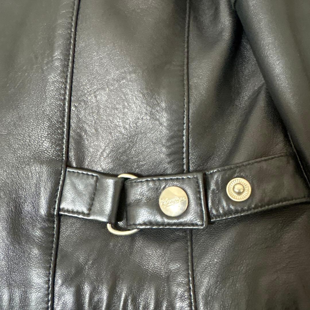 CHEVIGNON シェビニオン　レザーライダースジャケット　シングル　ベルト