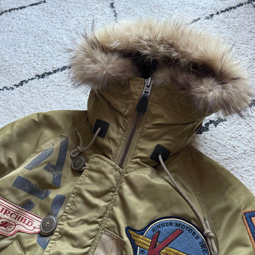 AVIREX N-3B フライトジャケット A.C.Cパッチド エアフォース　M