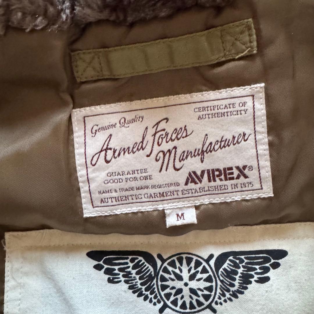 AVIREX N-3B フライトジャケット A.C.Cパッチド エアフォース　M